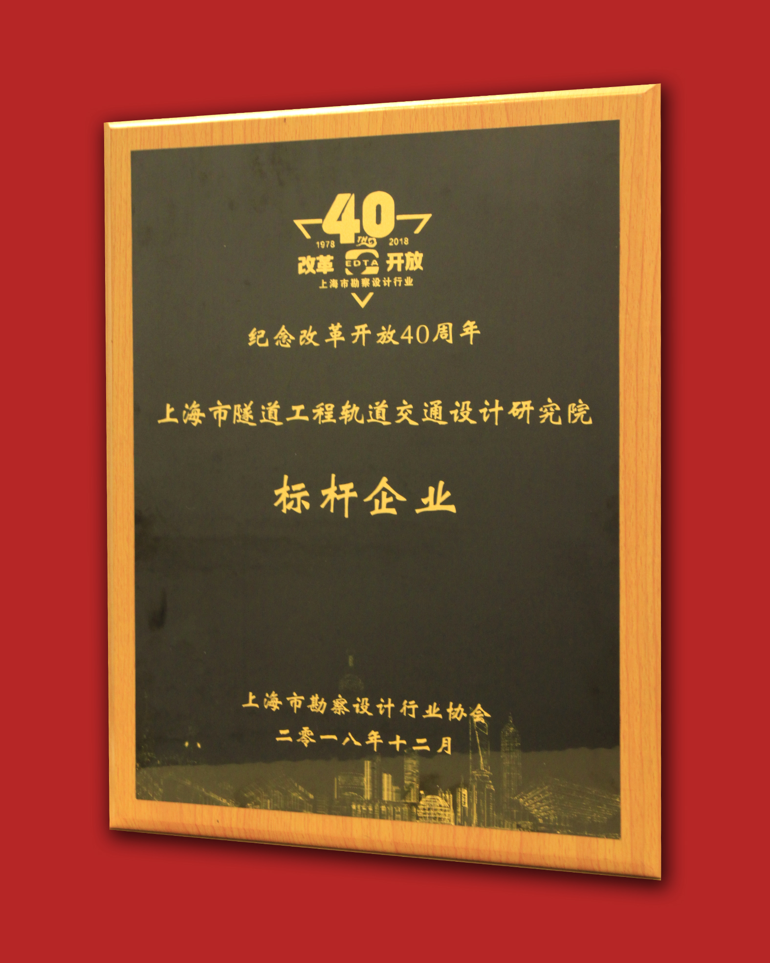 2018标杆企业奖牌